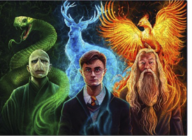 Фигурные деревянные пазлы «Гарри Поттер» от компании Active Puzzles 